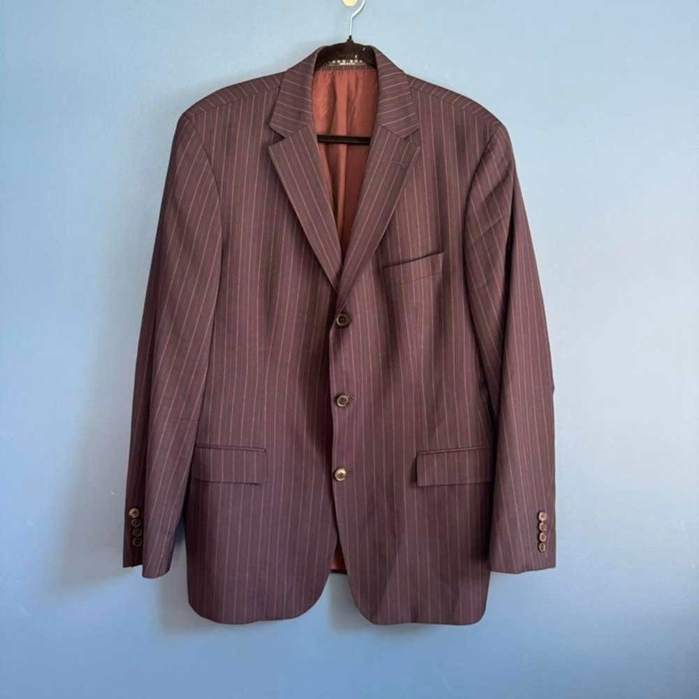 Hugo Boss Vintage Blazer Men's‎ Size 42 Regular Scorsese Movie Wool Made in USA